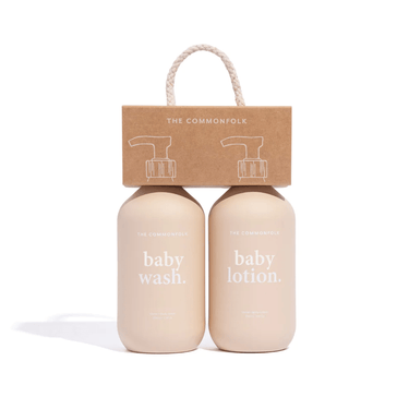 The Commonfolk Collective BABY Wash + Lotion Kit - Keep It Simple / Nude