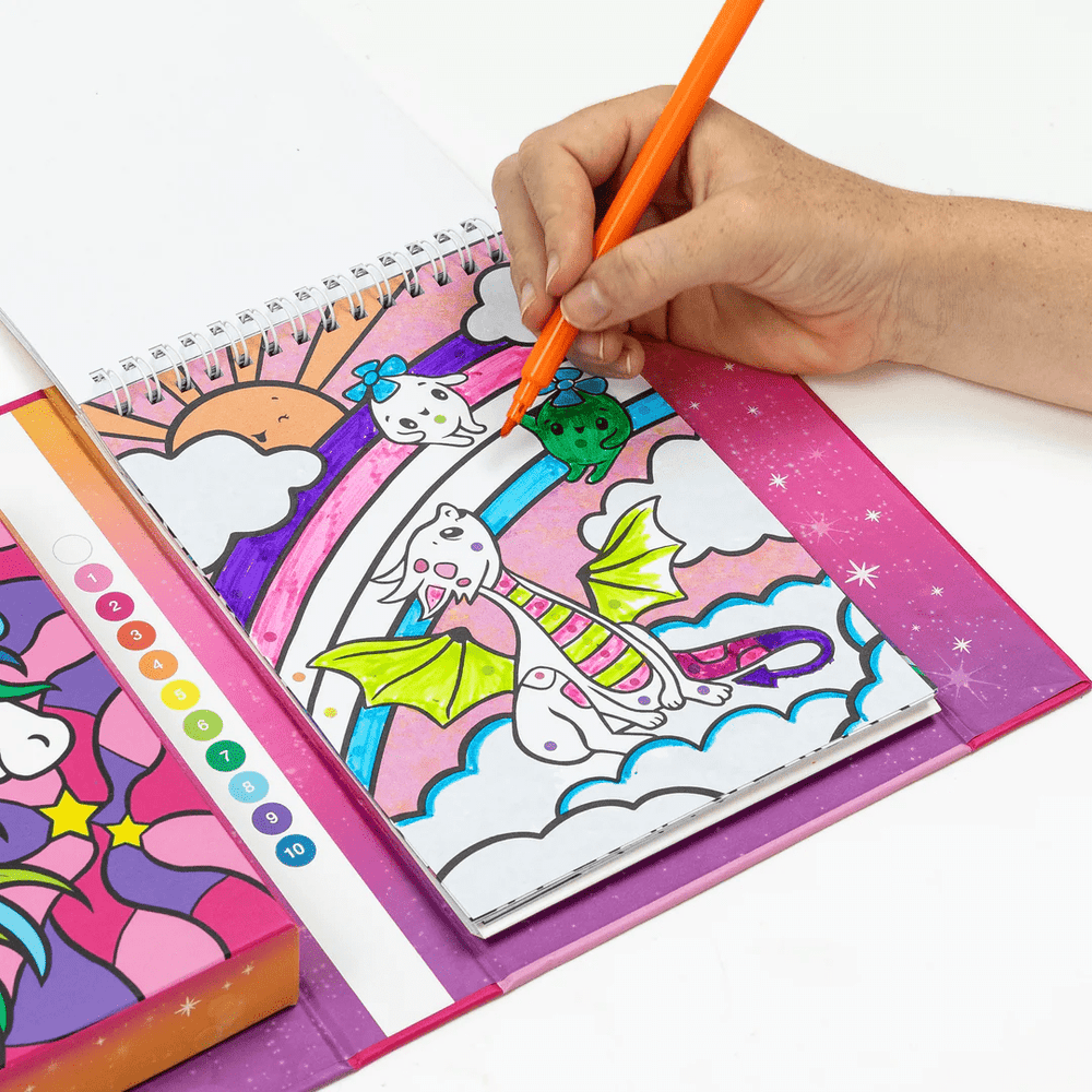 Tiger Tribe Colour by Numbers - Unicorn Dreaming