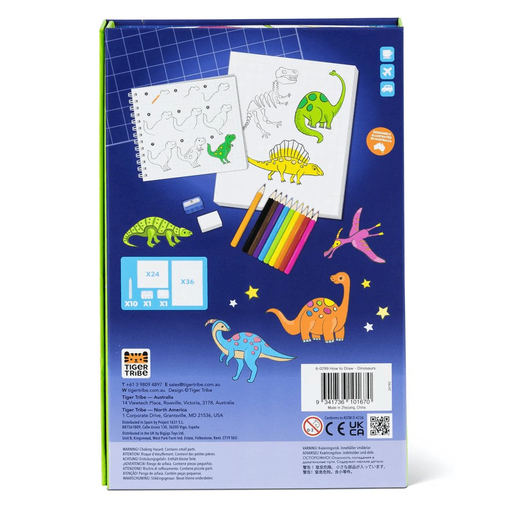 Tiger Tribe How to Draw - Dinosaurs