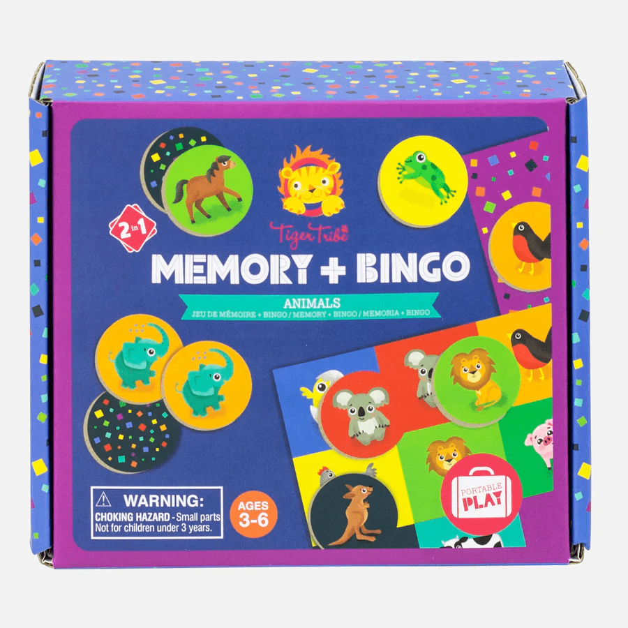 Tiger Tribe Memory + Bingo - Animals