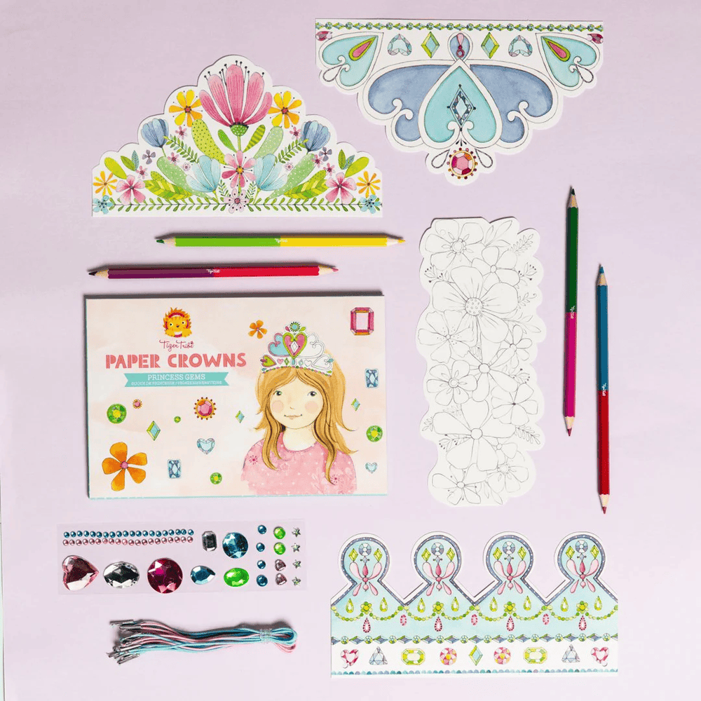 Tiger Tribe Paper Crowns-Princess Gems