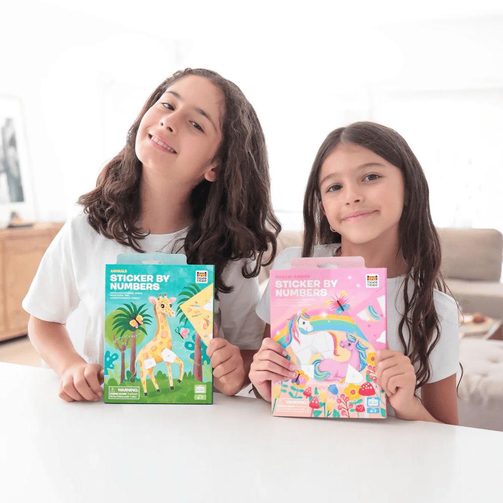 Tiger Tribe Sticker by Numbers - Magical Garden