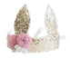 Alimrose Sequin Bunny Crown Gold
