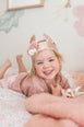 Alimrose Sequin Bunny Crown Rose Gold