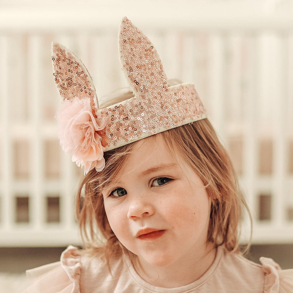 Alimrose Sequin Bunny Crown