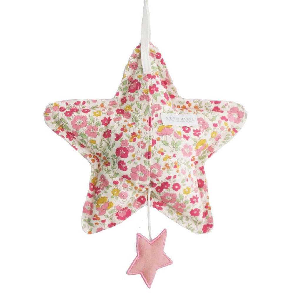 Alimrose Star Musical - Blush Linen & Rose Garden