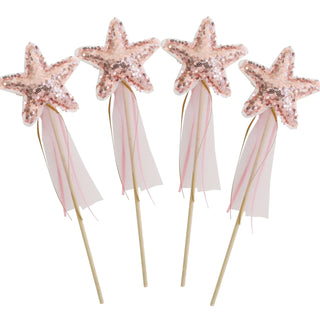 Alimrose Star Wand Sequin Rose Gold