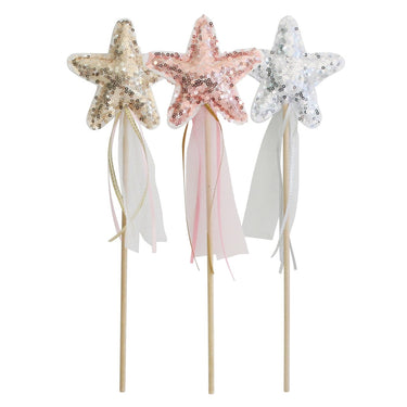 Alimrose Star Wand Sequin Rose Gold