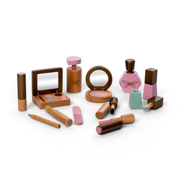 Astrup Wooden Role Play Make Up Set - 13 pieces