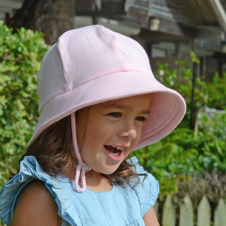 Bedhead Girls Baby Bucket Hat - Blush Pink Medium