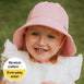 Bedhead Toddler Bucket Hat Blush Pink
