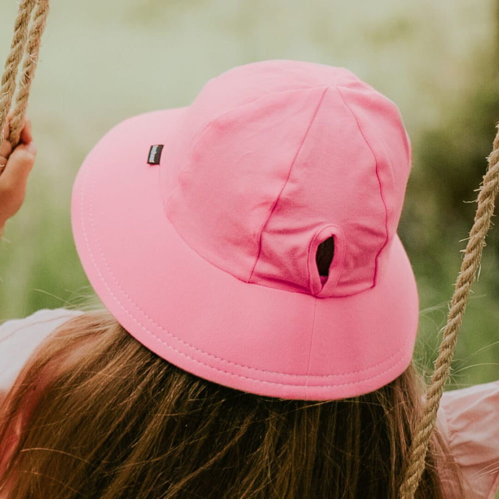 Bedhead Ponytail Bucket Sun Hat Blush Pink