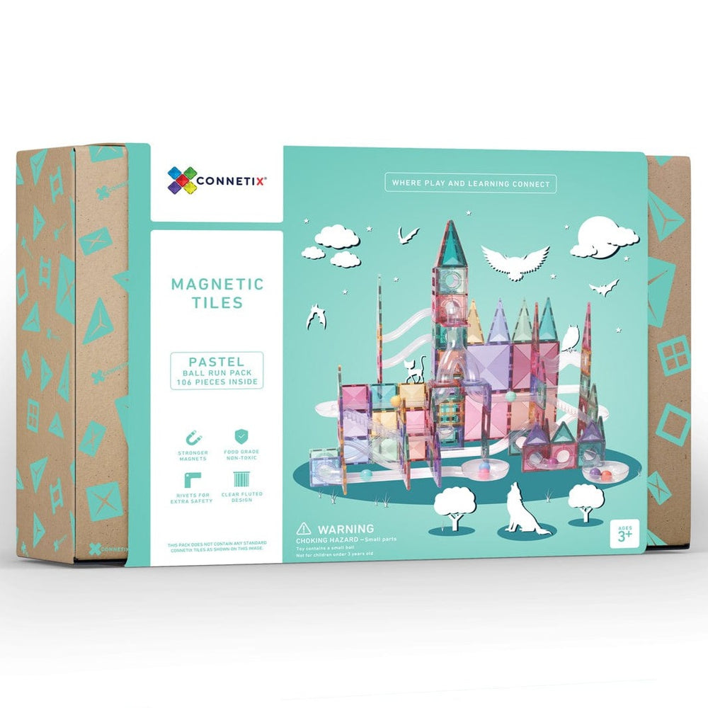 Connetix Pastel Ball Run Pack 106 Piece