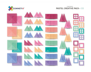 Connetix Tiles 120 Piece Pastel Creative Pack