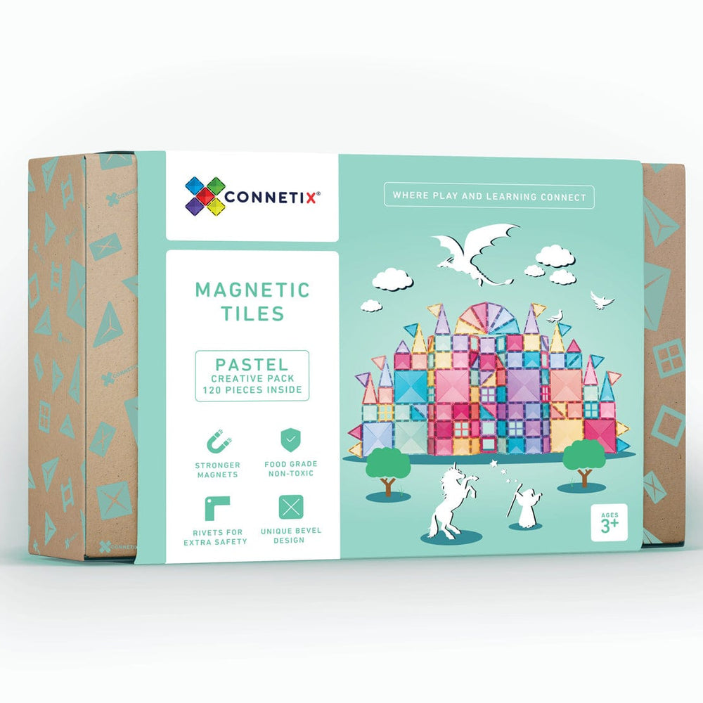 Connetix Tiles 120 Piece Pastel Creative Pack