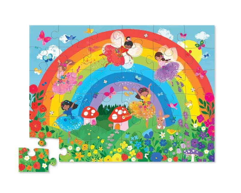 Crocodile Creek Floor Puzzle 36 pc - Over the Rainbow