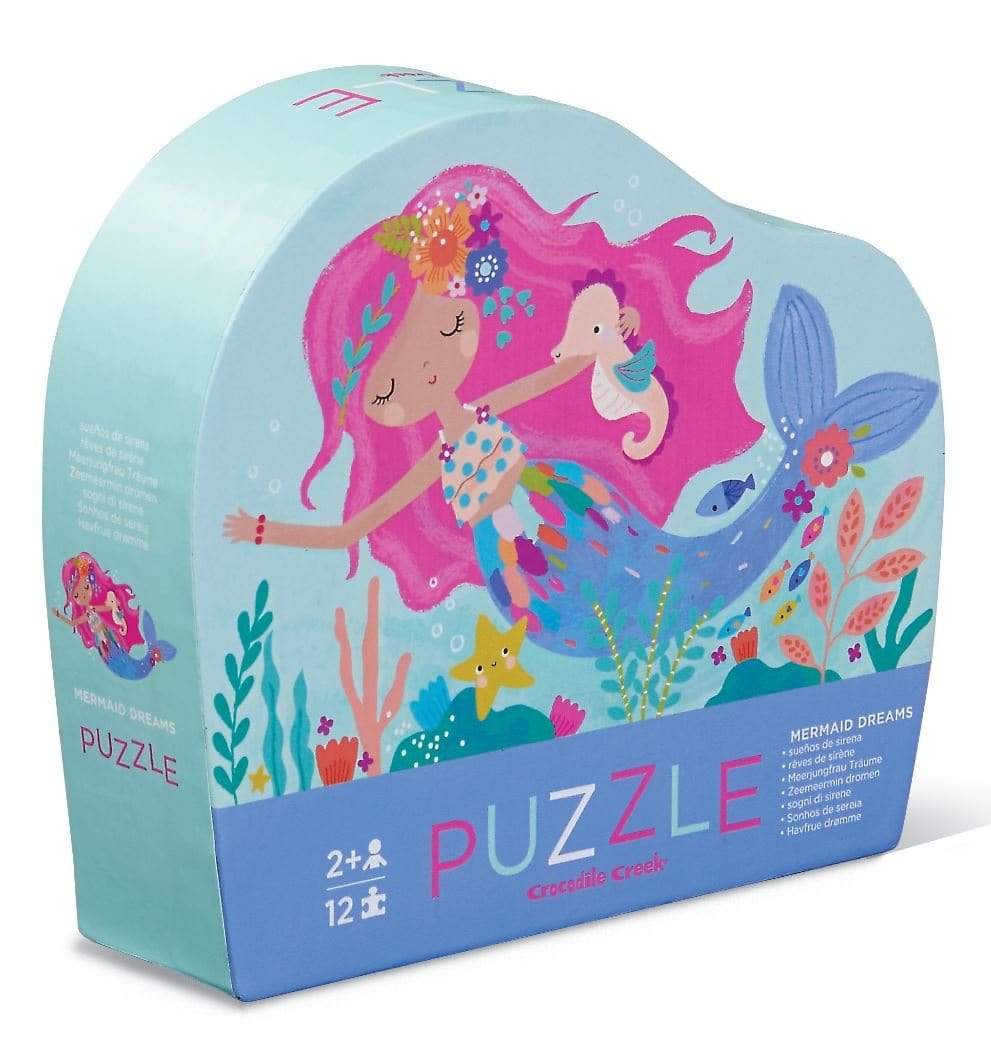 Crocodile Creek 12pc Mini Puzzle Mermaid Dreams