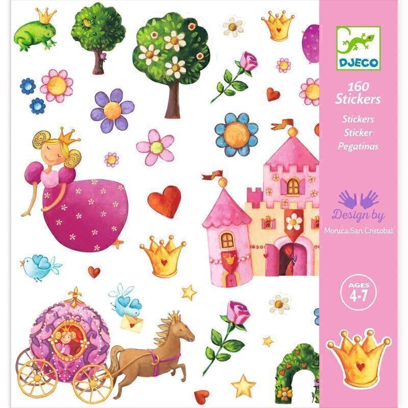 Djeco Princess Marguerite Stickers 160pcs