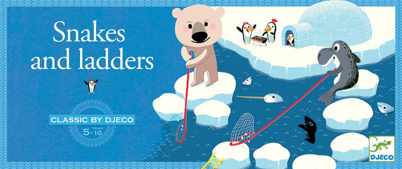 DJECO Snakes & Ladders Game