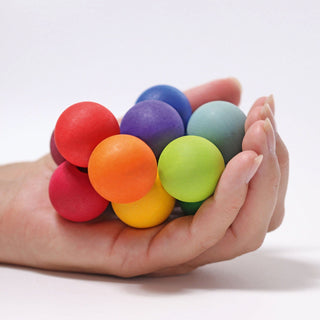 Grimm's Wooden beads grasper Multi Colours