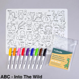 HeyDoodle Reusable Silicone Drawing Mat into the wild