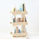 2 in 1 Rotating Bookshelf / Toy Organiser Natural