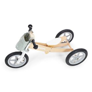 2 in 1 Wooden Trike / Balance Bike Silver