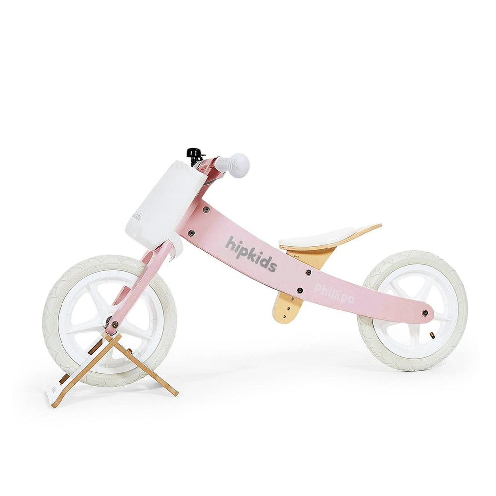 2 in 1 Wooden Trike / Balance Bike Blush Pink