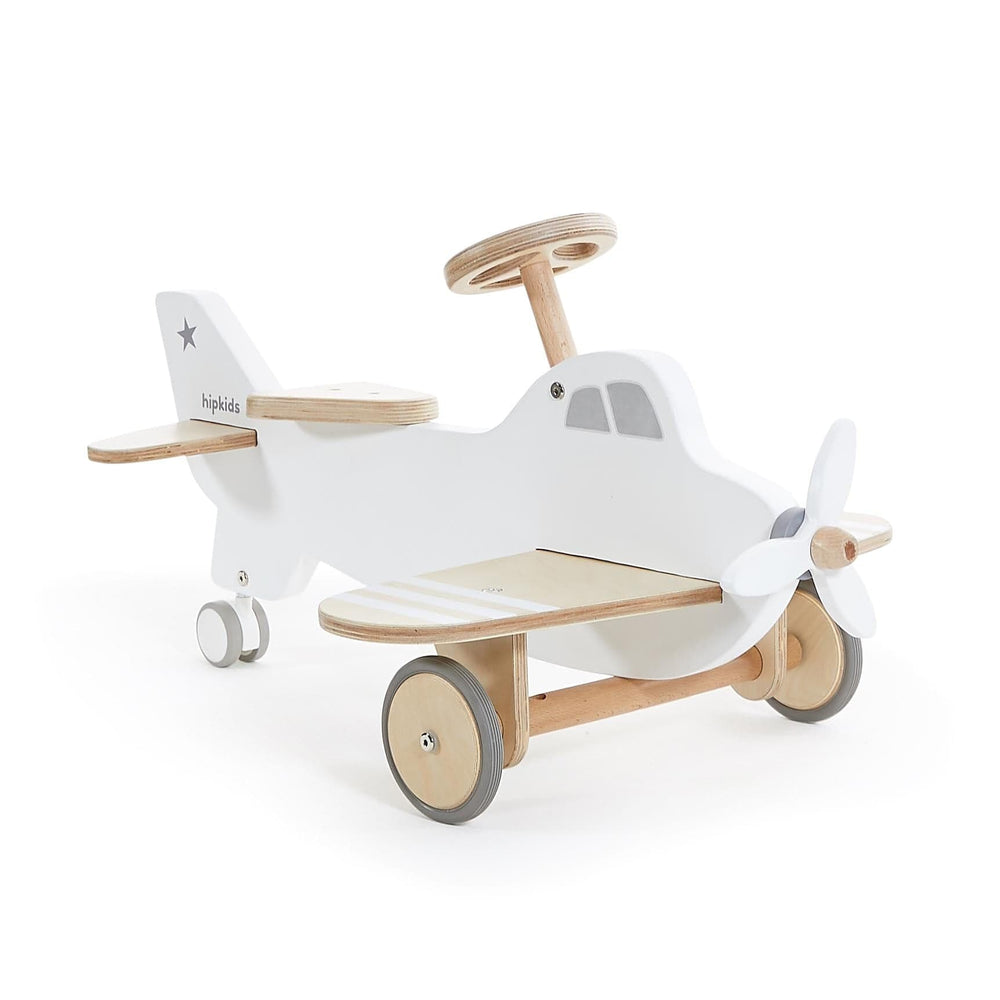 Buy Ride On Wooden Airplane | Rocking Airplane | HipKids Online