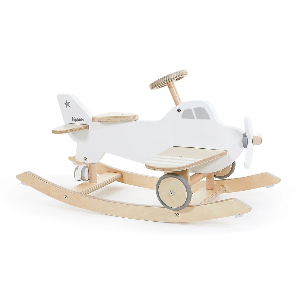 Buy Ride On Wooden Airplane | Rocking Airplane | HipKids Online