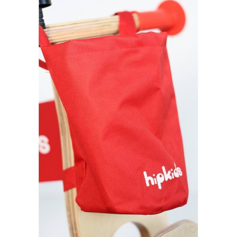 Canvas Basket for 12" Balance Bike-Red