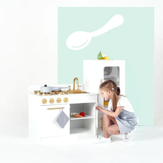 Gourmet Toy Kitchen Set White