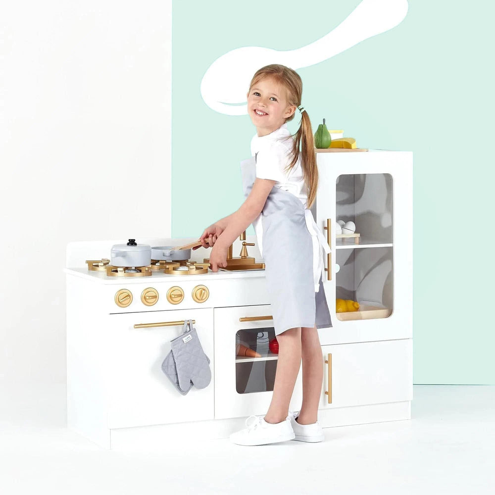 Gourmet Toy Kitchen Set White