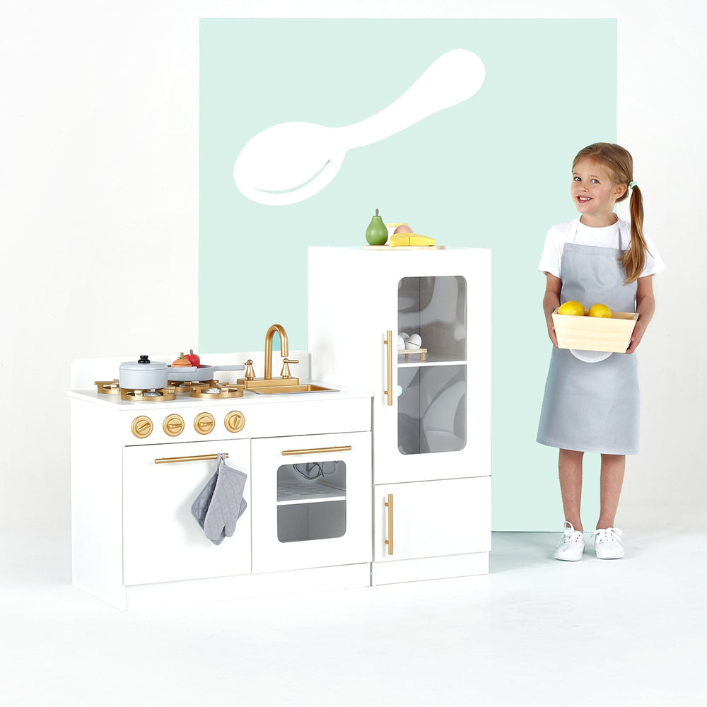  Gourmet Toy Kitchen Set White