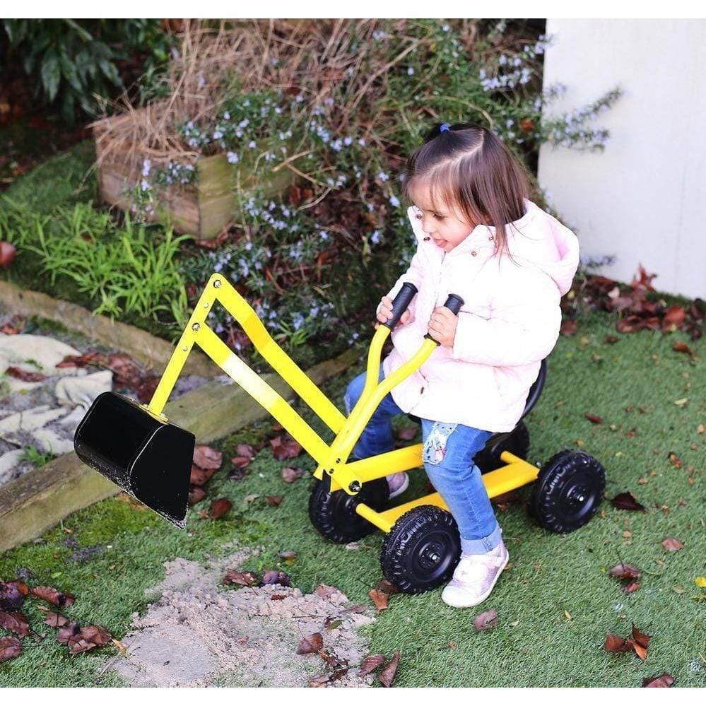 Kids Steel Toy Ride-On Excavator-