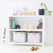MICAH Low Bookshelf White
