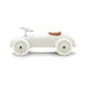 Ride On Steel Racer Push Car Vintage White