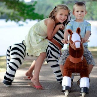 Ride On Walking Toy Zebra - Large-