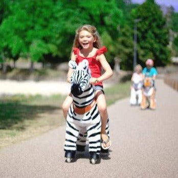 Ride On Walking Toy Zebra - Large-