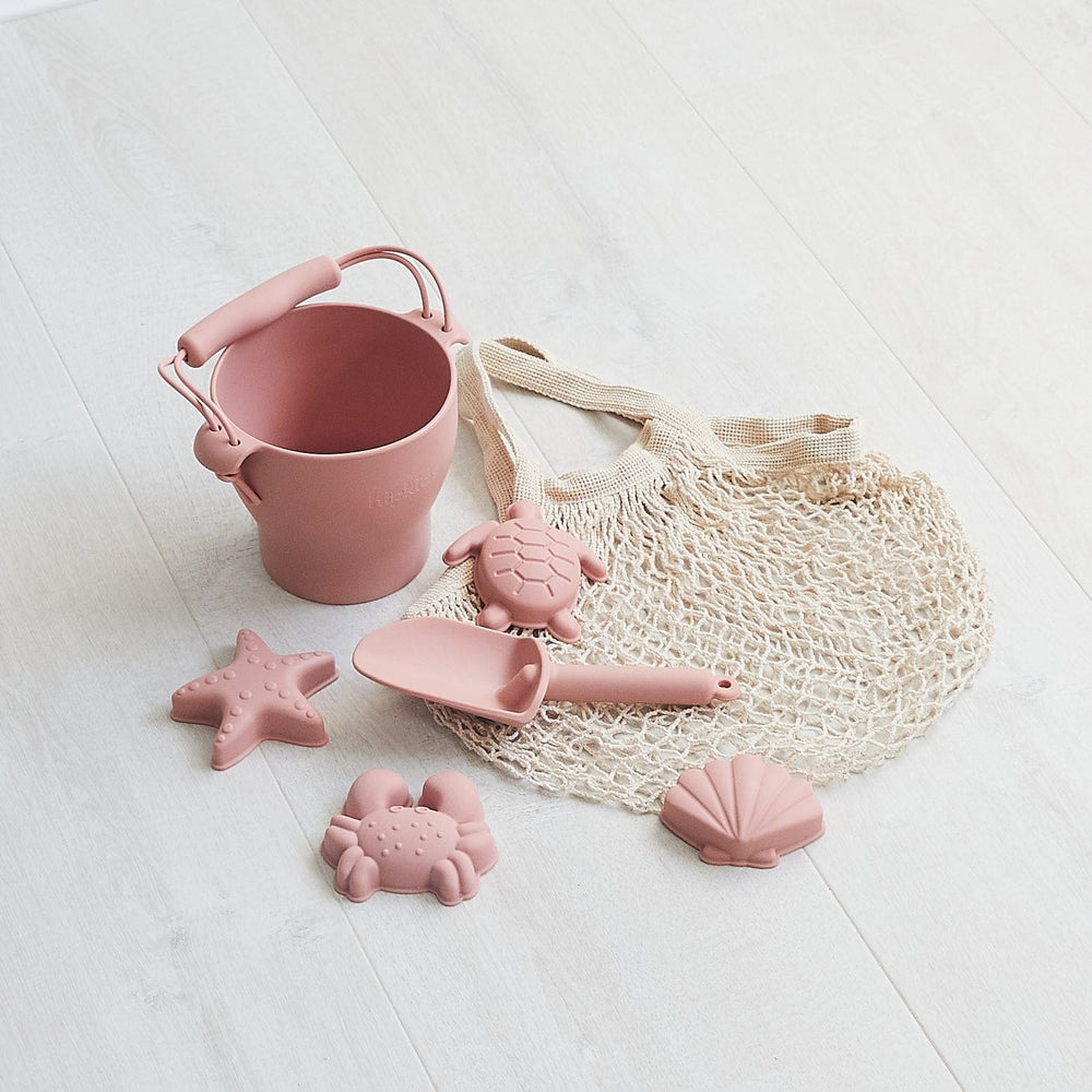 Silicone Sand Play Set Blush Pink