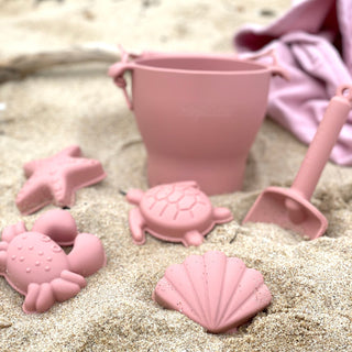 Silicone Sand Play Set Blush Pink