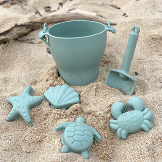Silicone Sand Play Set Olive