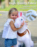 White Ride on Walking Toy Horse Unicorn