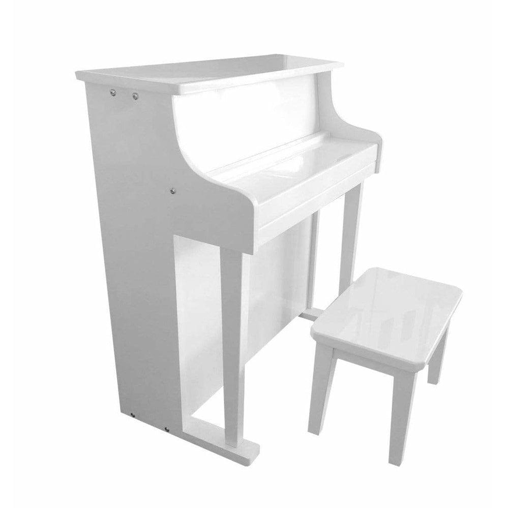 Wooden Musical Toy Piano White