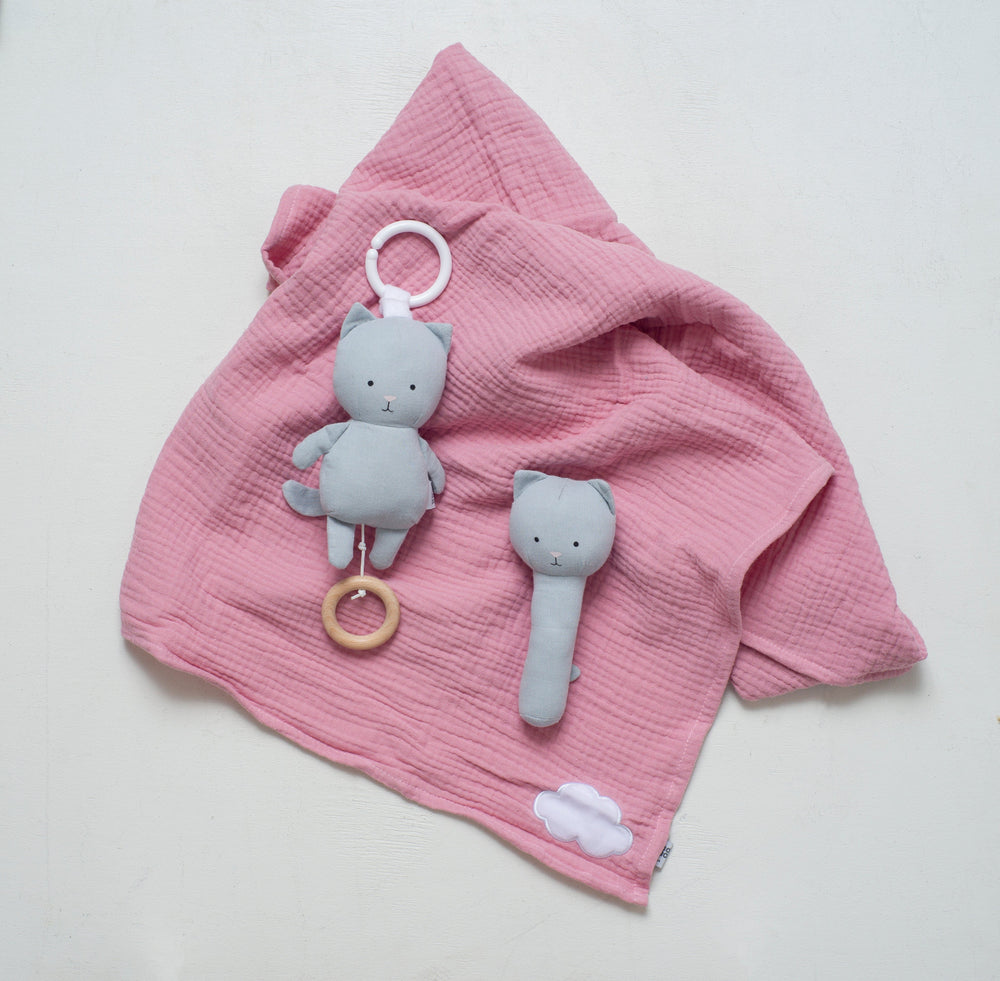JaBaDaBaDo Baby Blanket Pink