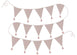 JaBaDaBaDo Textile Bunting Pink