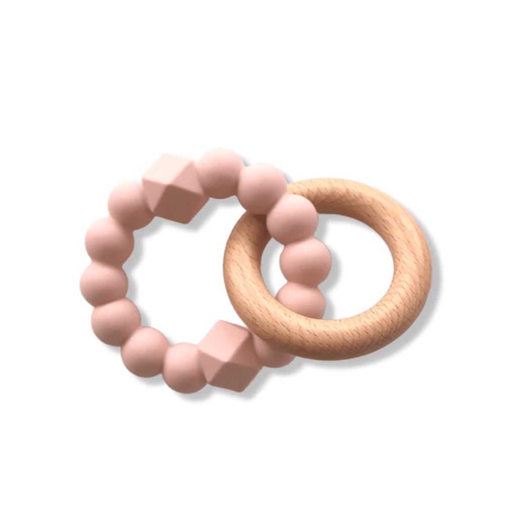 Jellystone Moon Teether Blush/pale pink