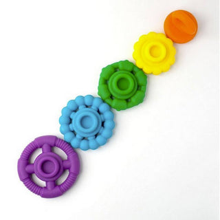 Jellystone Rainbow Stacker Teether Toy-Bright