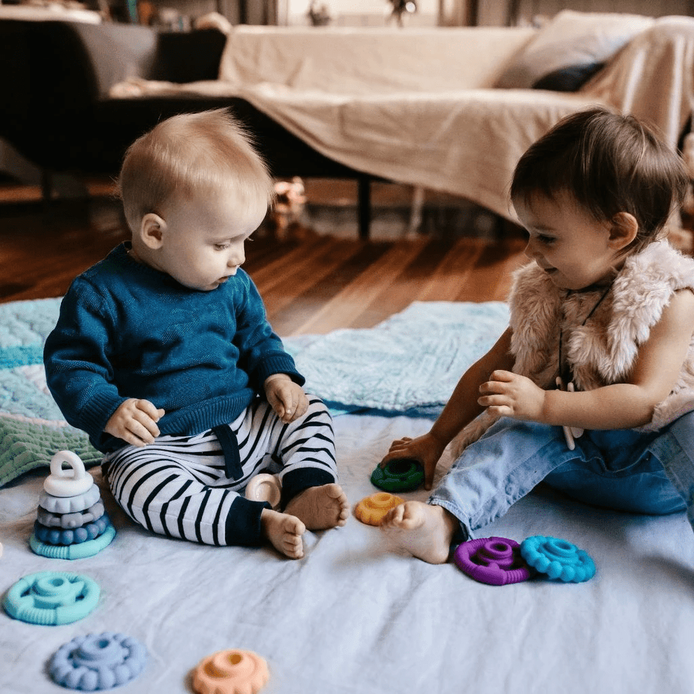 Jellystone Rainbow Stacker Teether Toy