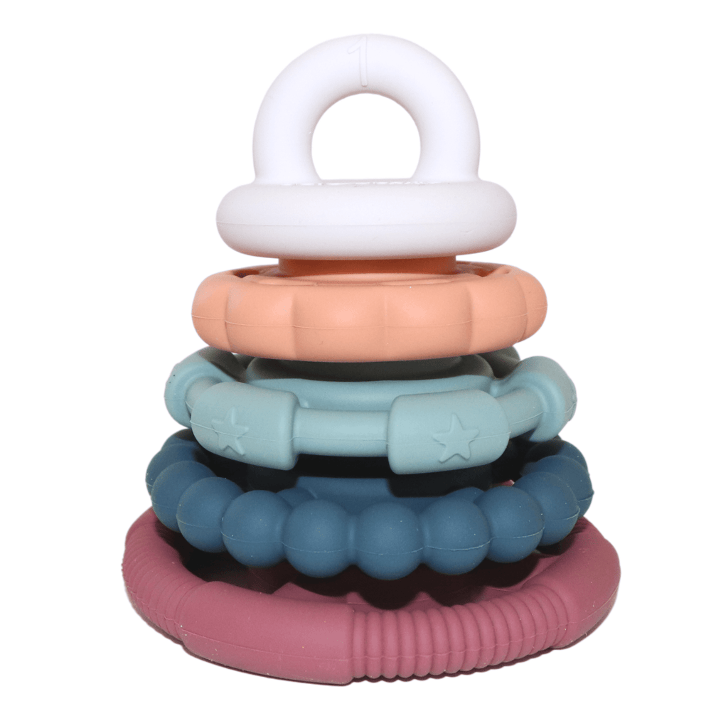 Jellystone Rainbow Stacker Teether Toy Earth